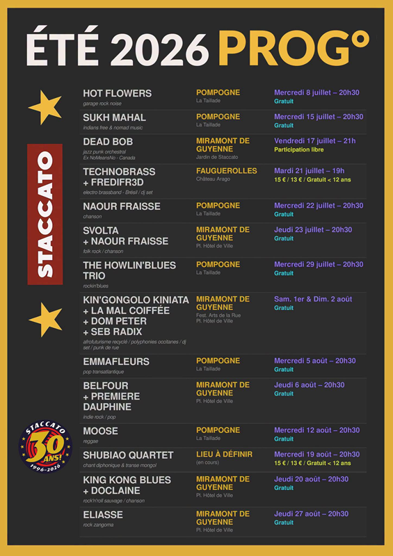 Concert Staccato - dead bob