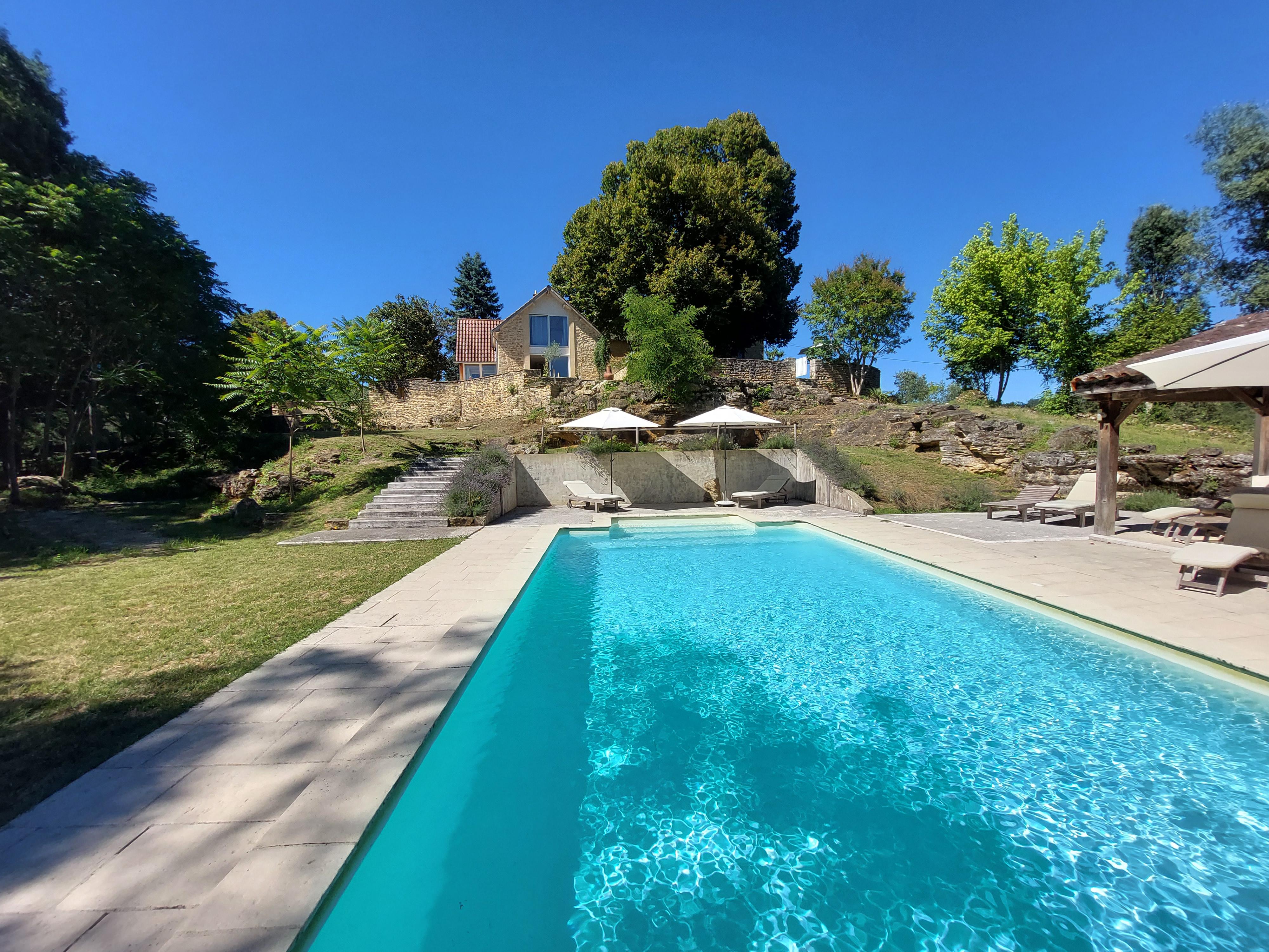 Les Chambrils avec piscine chauffée