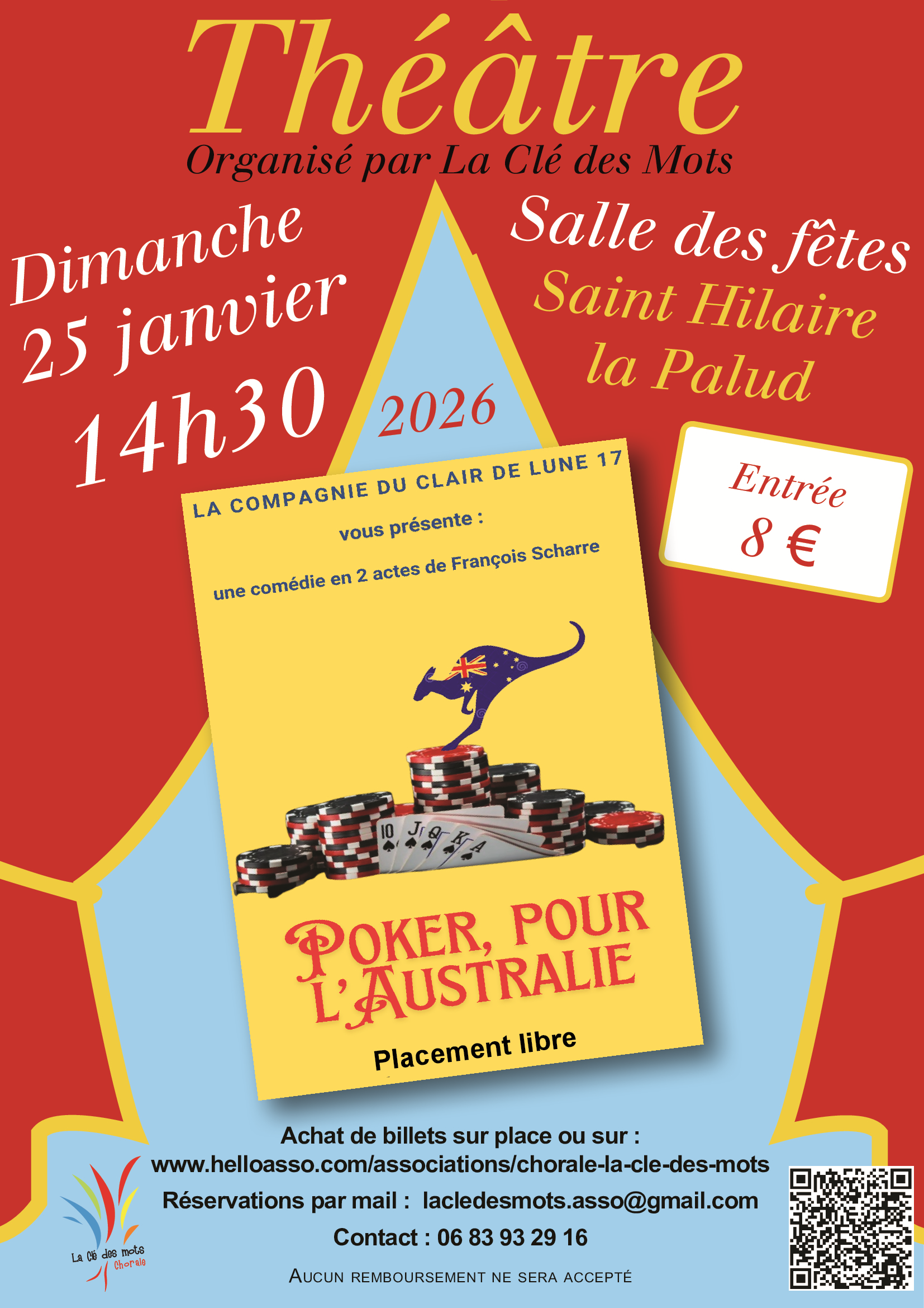 Théâtre : Poker, pour l’Australie, à St-Hilaire-la-Palud