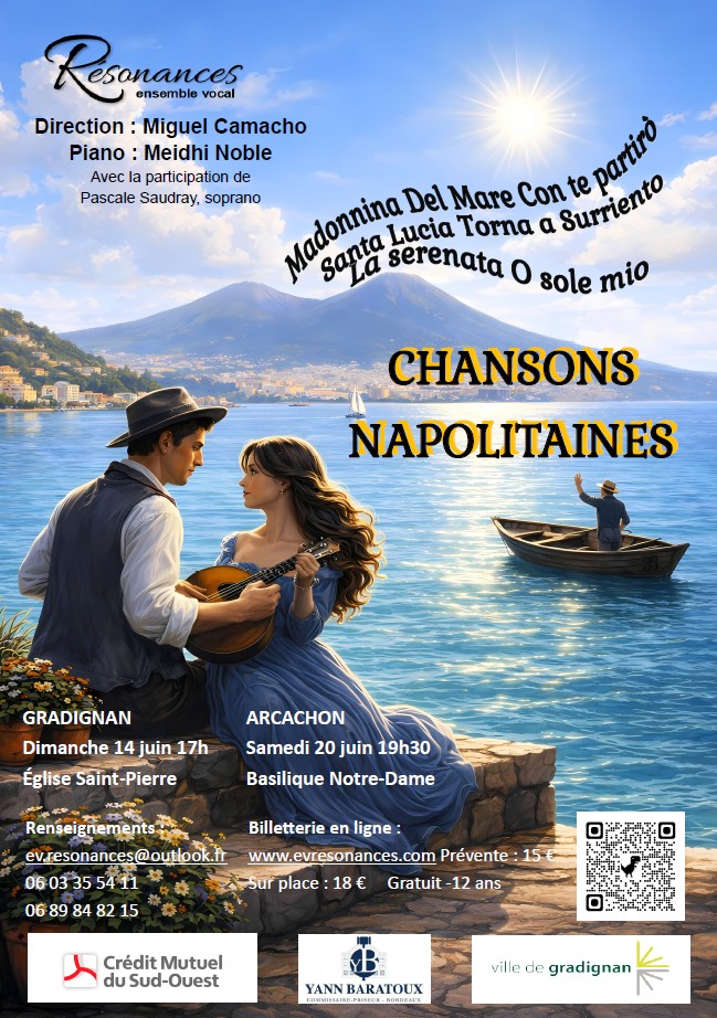 Chansons Napolitaines — visuel événement