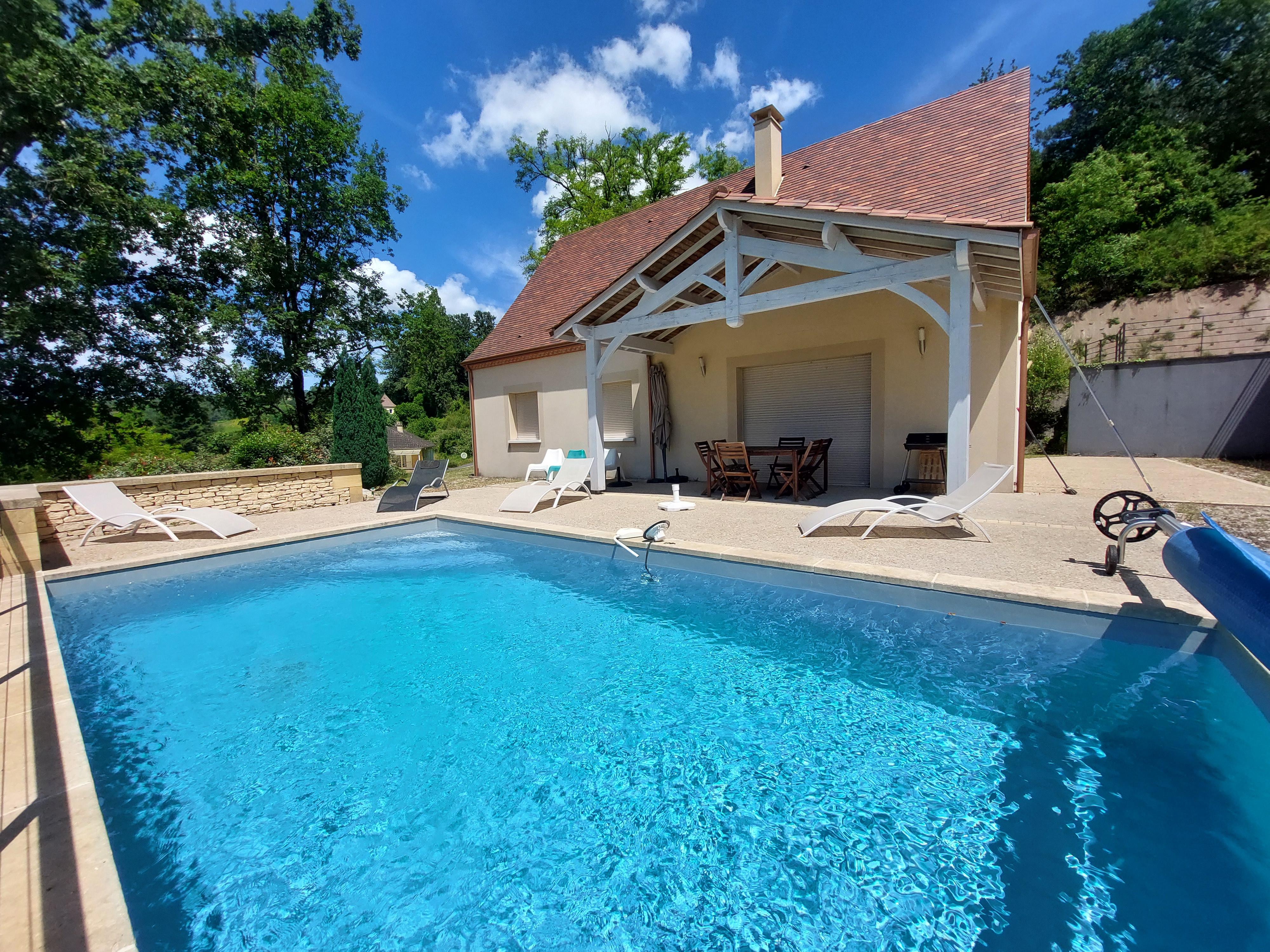La Maison Odile à Sarlat avec piscine chauffée