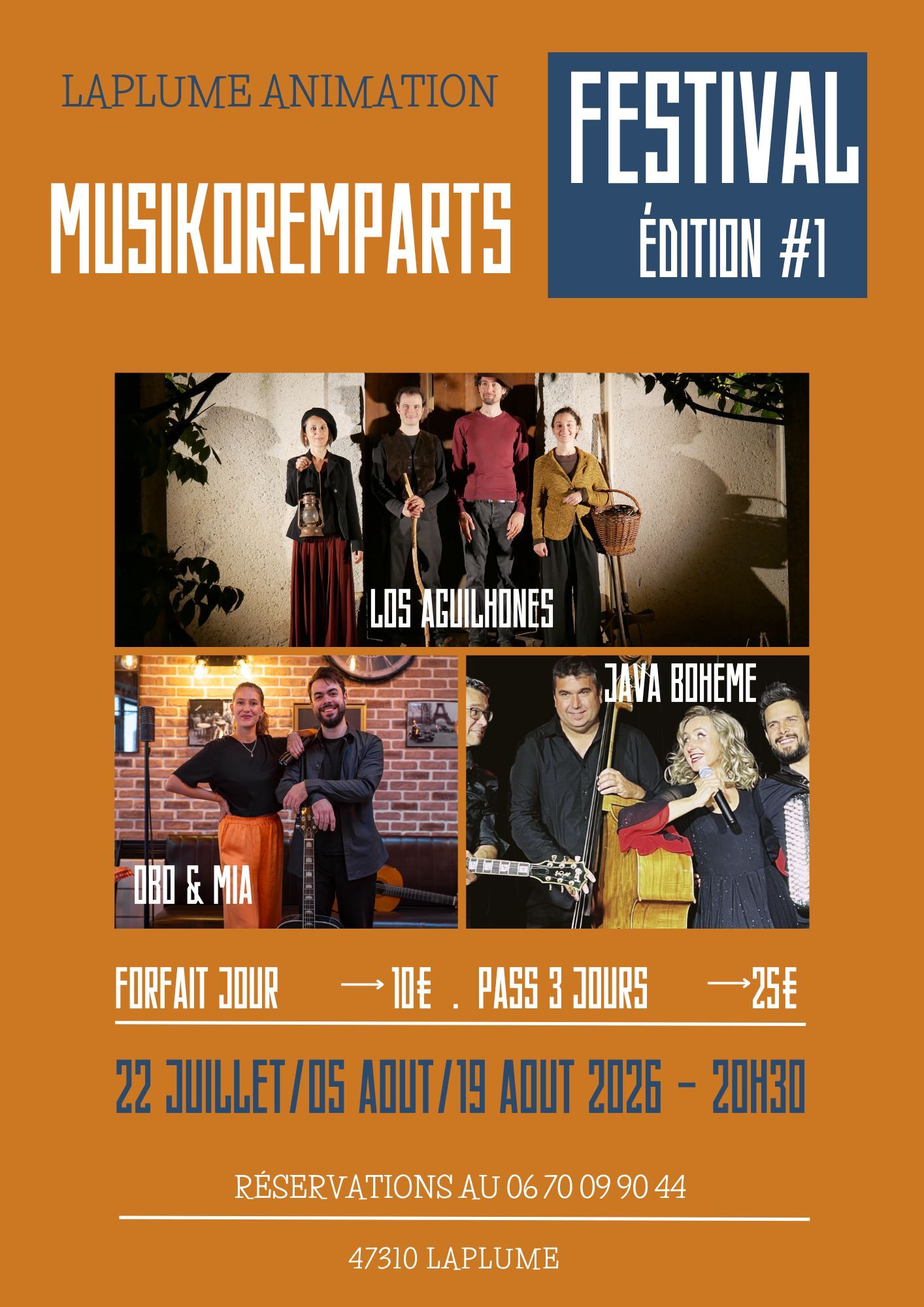 Musik’O’Remparts — visuel événement