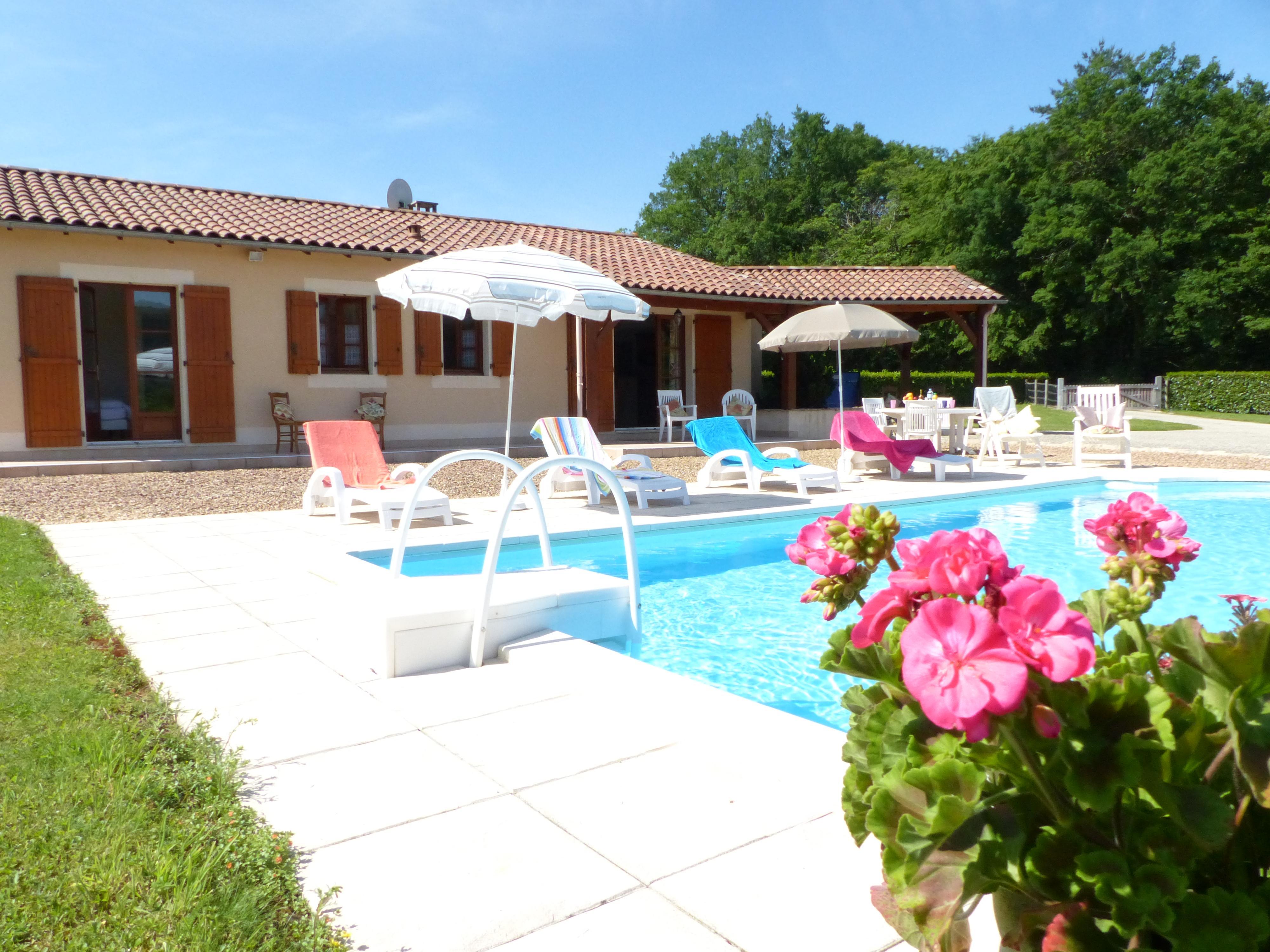Chataigne avec sa piscine privée au nord de Sarlat, Saint-Léon-sur-Vézère - photo 4