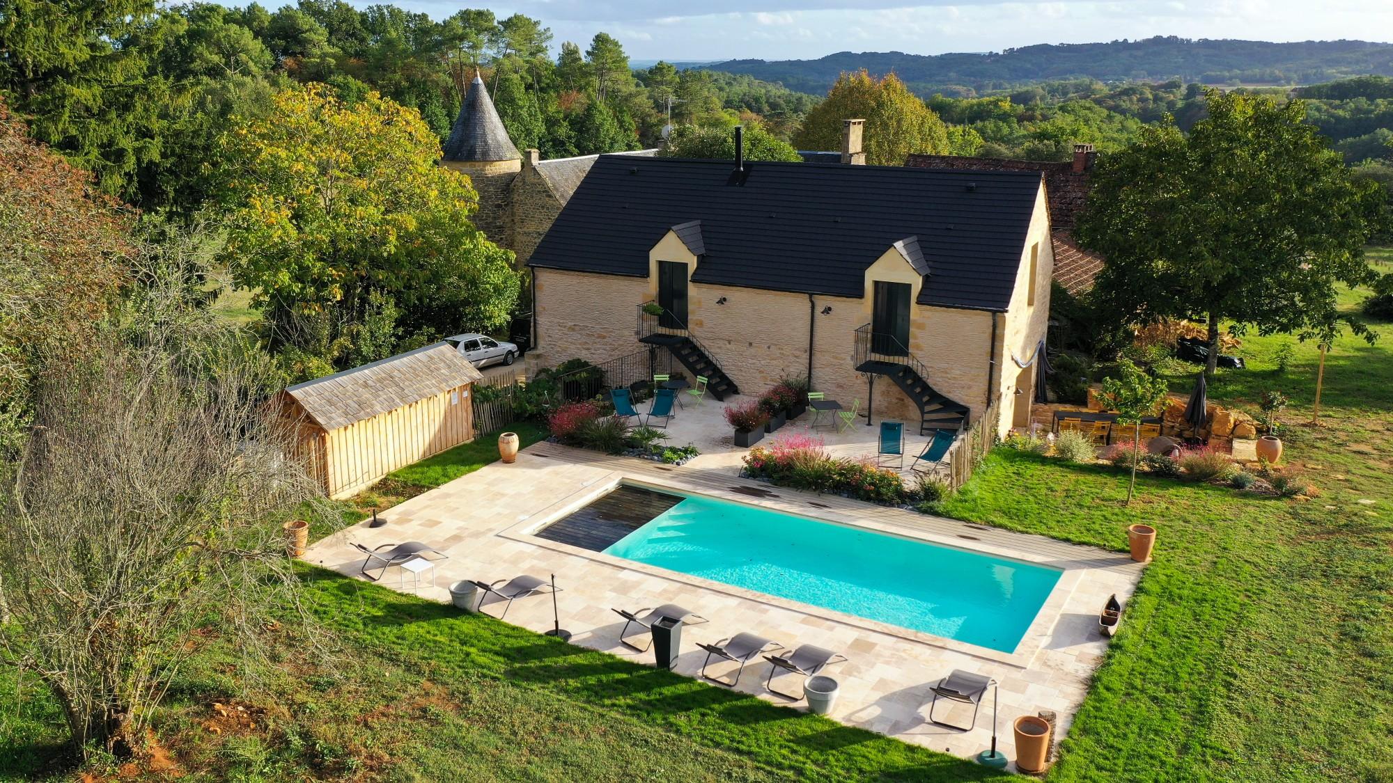Les Charmes de Vaurizeaud piscine chauffée Sarlat, Proissans - photo 5