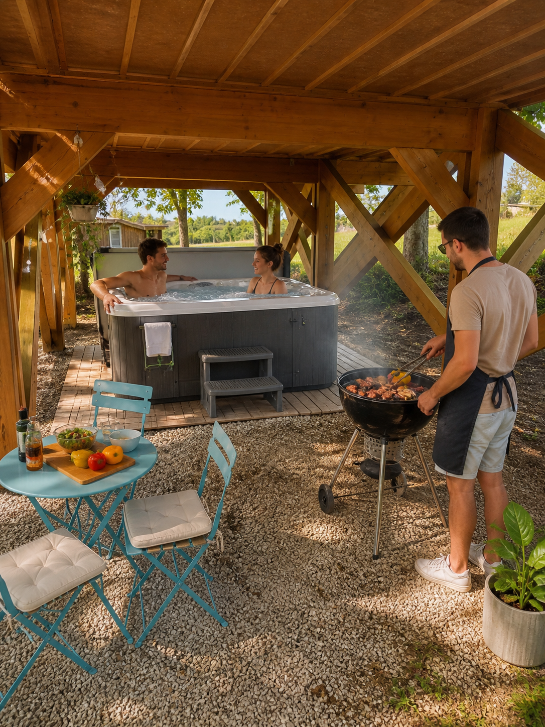 Cabane sur pilotis OUETOU spa proche de Sarlat, Marquay - photo 25