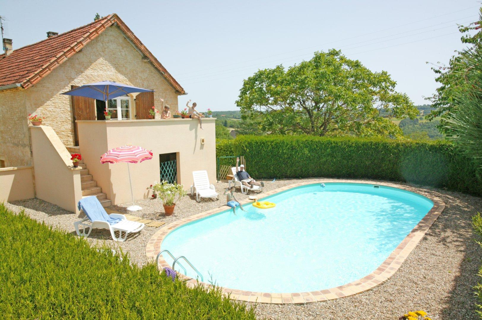 Gîte Hugan avec piscine privée proche Sarlat, Coly-Saint-Amand