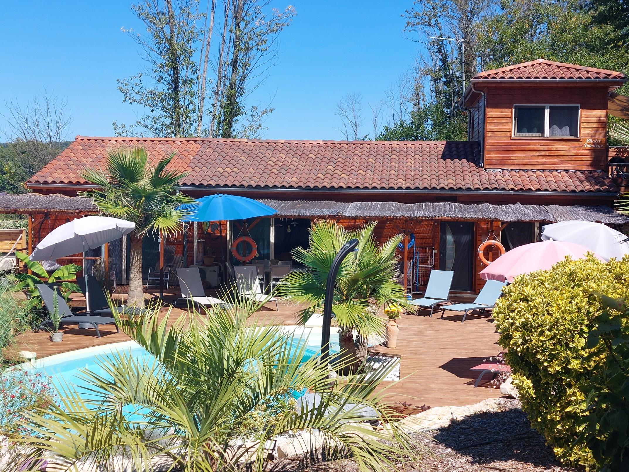 Domaine du Bois de Treillou climatisé et piscine, Vézac - photo 3