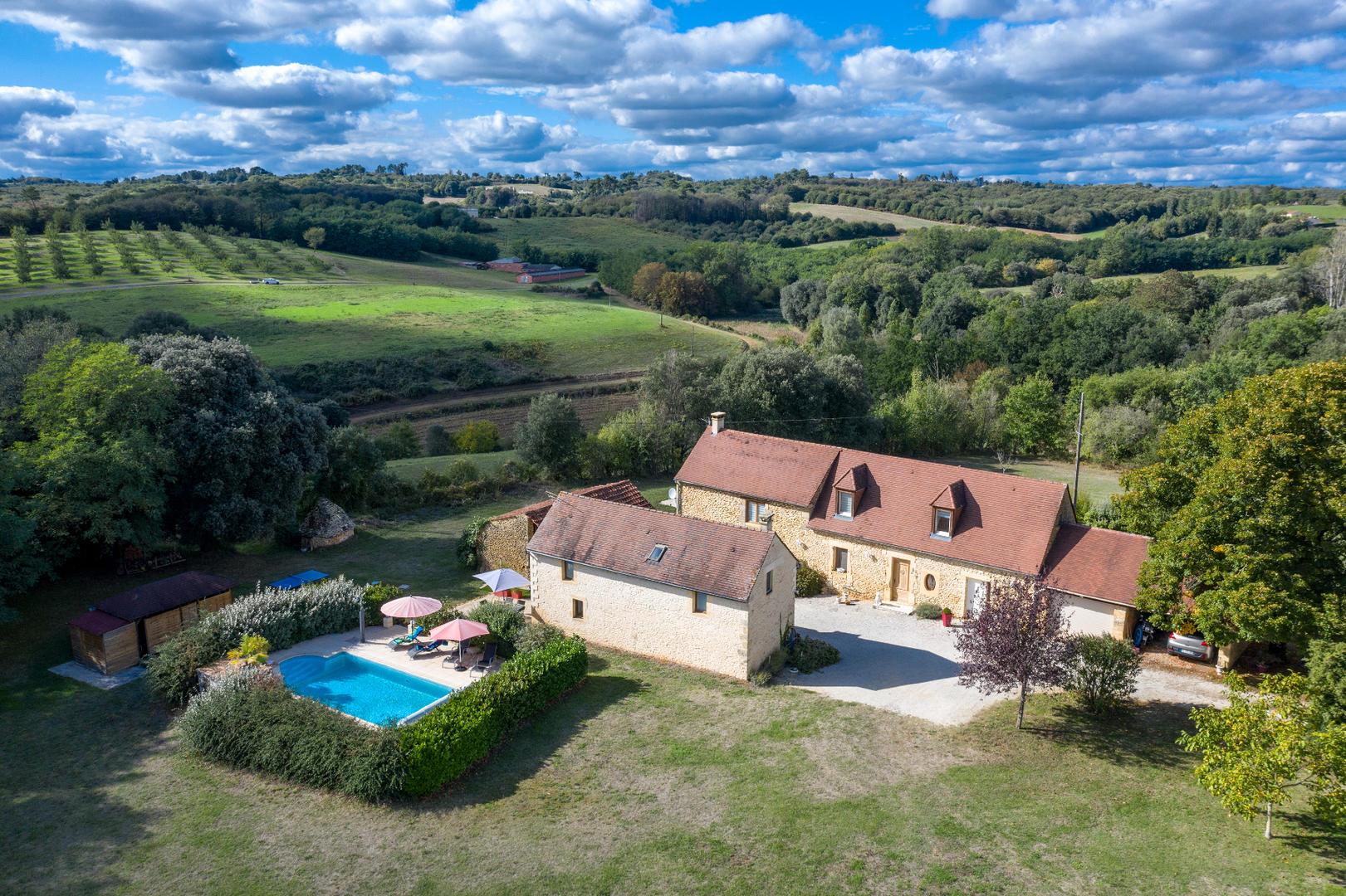 La Garenne avec sa piscine privée proche de Sarlat, Saint-Crépin-et-Carlucet - photo 4