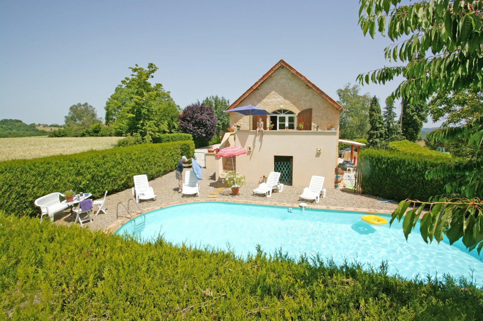 Gîte Hugan avec piscine privée proche Sarlat
