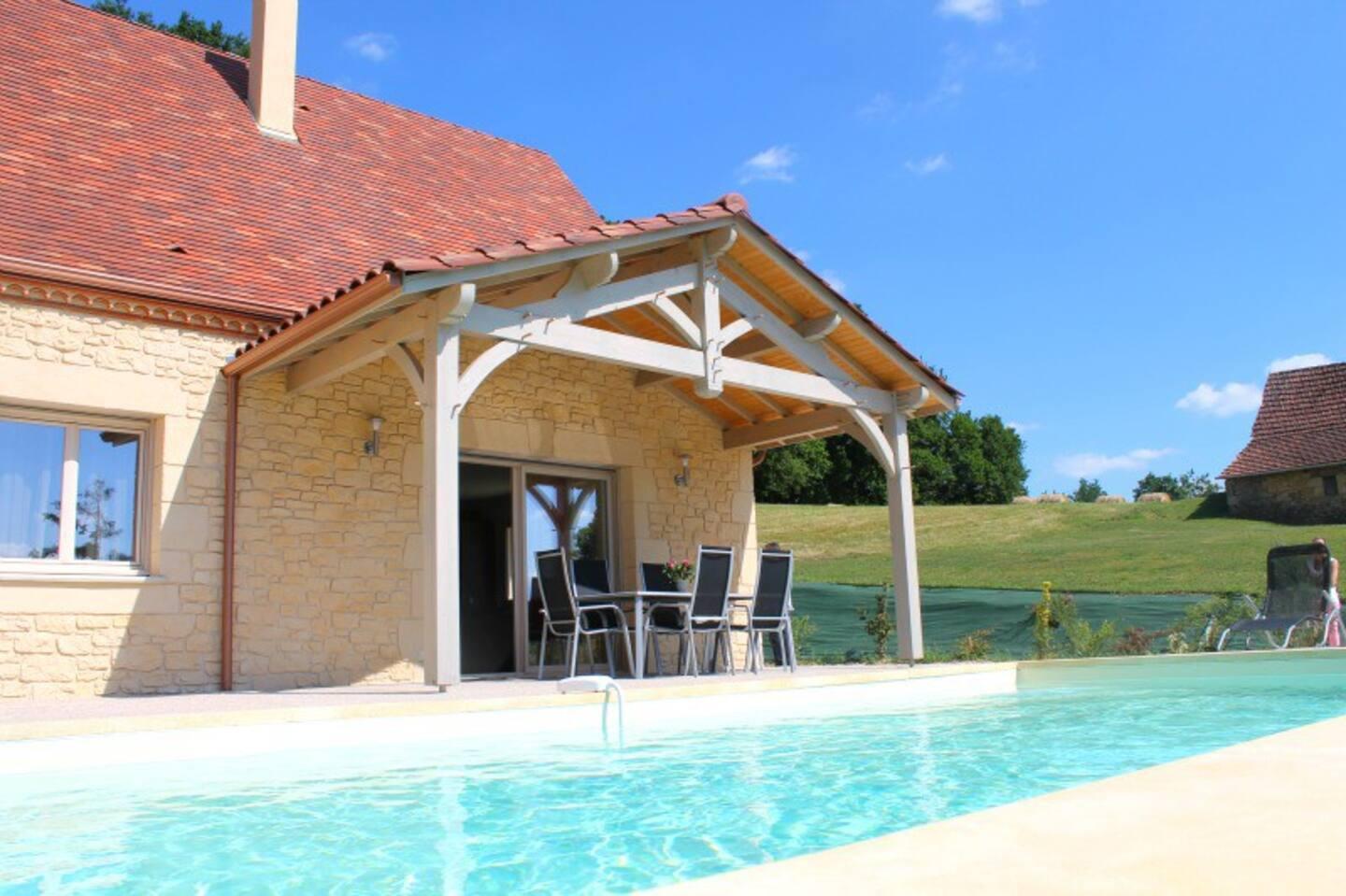 La Petite Sarladaise à Sarlat avc piscine chauffée