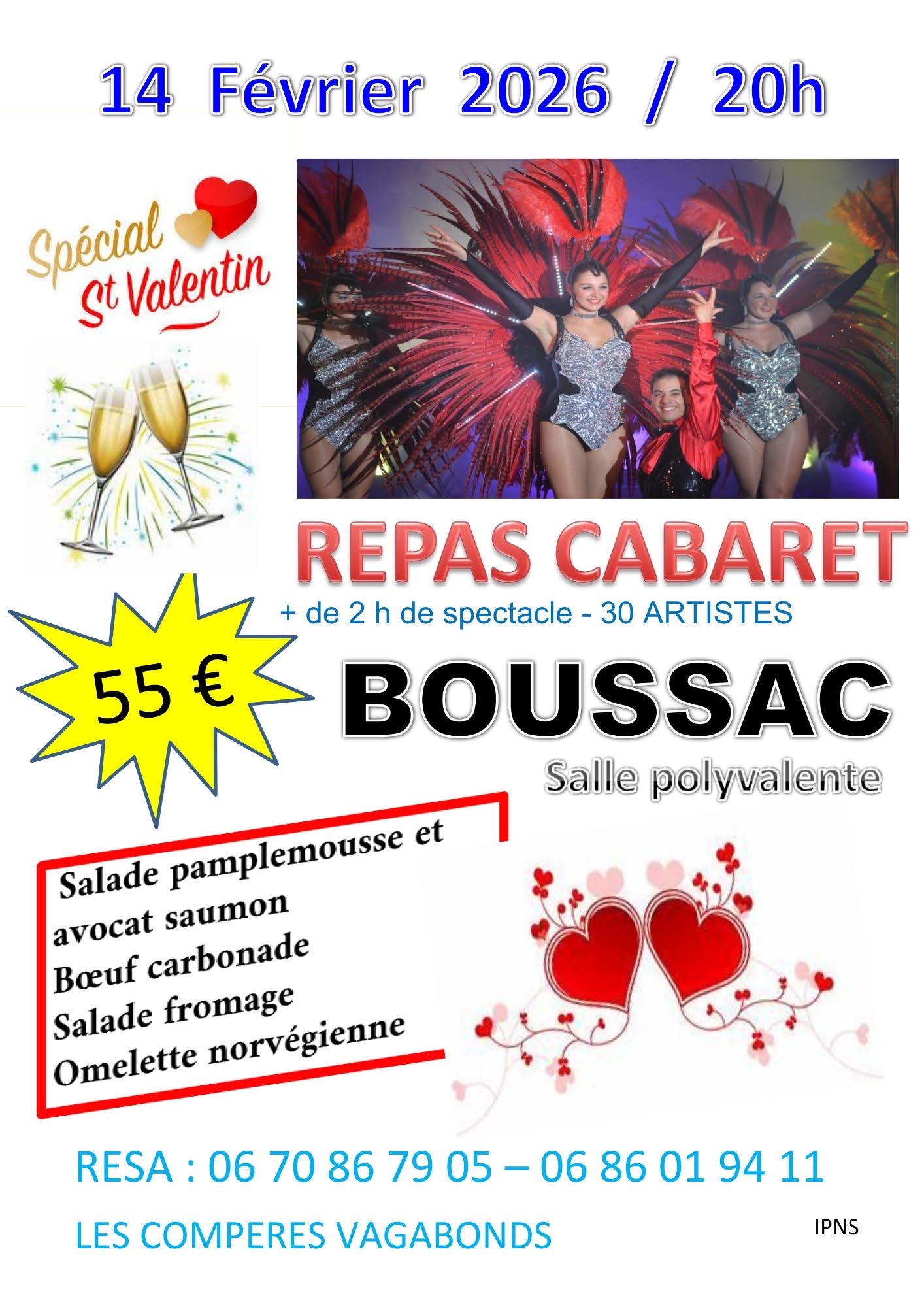 Repas de la saint valentin