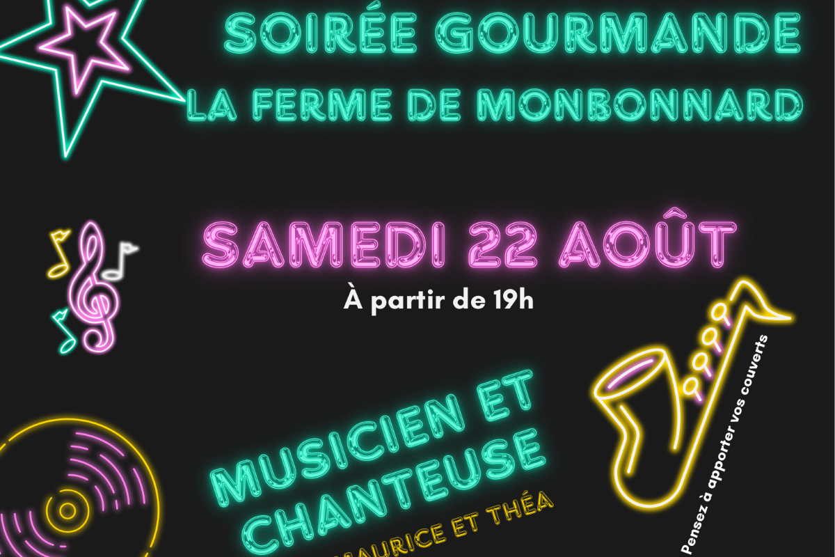Soirée gourmande — visuel événement