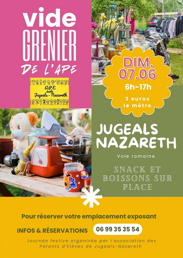 Vide grenier de l'APE — visuel événement