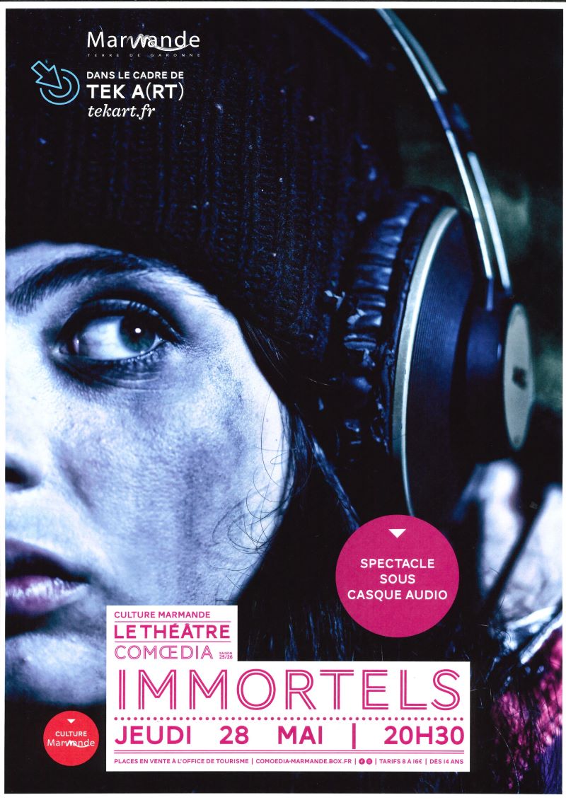 Festival Tek A (rt) - Spectacle - Théâtre Musical Immersif (au casque) - Immortels, Marmande - photo 6