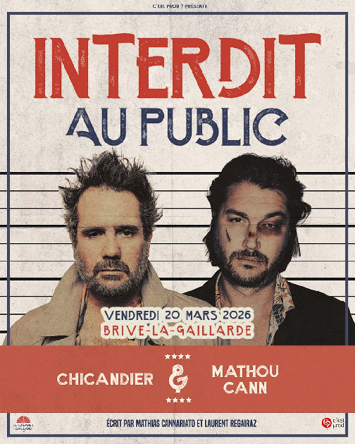 Chicandier & Mathou présentent "Interdit au public" (Le Cabaret Gaillard)