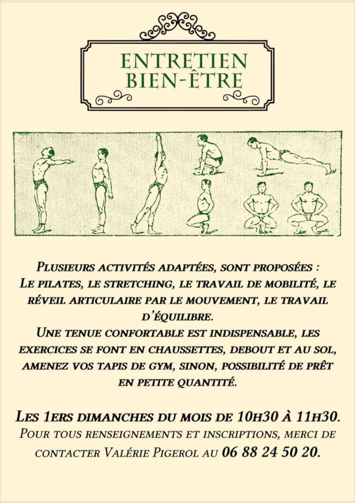 Le Comptoir des Echanges : activités gymniques d'entretien pour tous