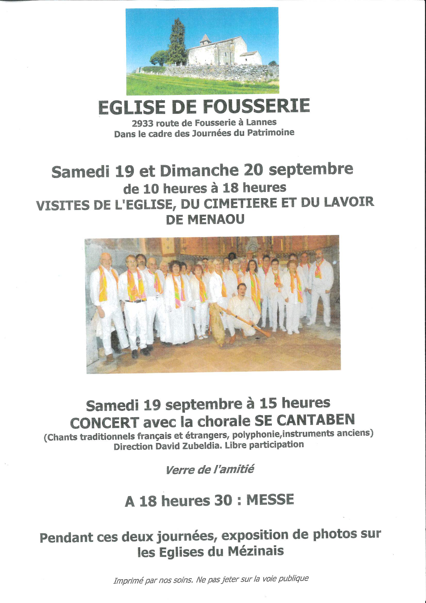Journées Européennes du Patrimoine à Lannes