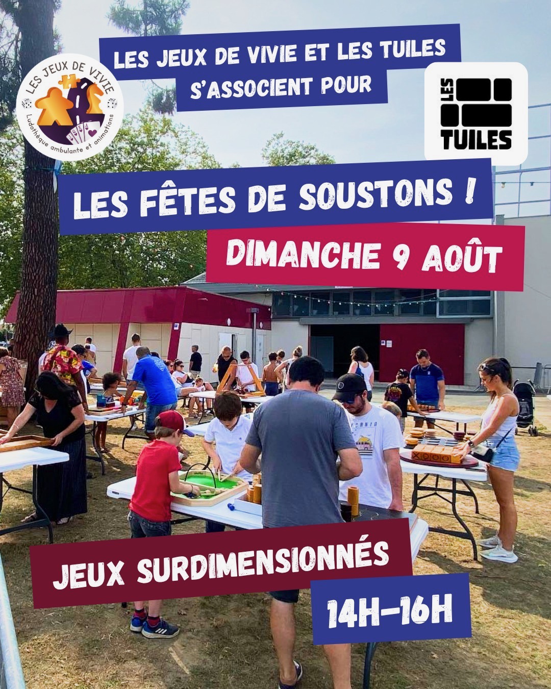 Jeux surdimensionnés extérieur