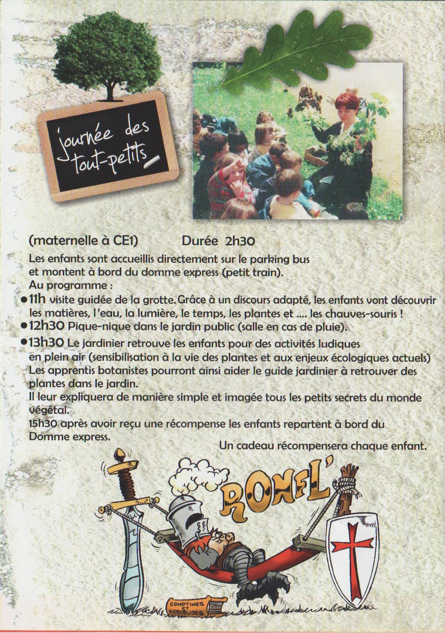 Programme Pédagogique : Domme, journée des tout-petits