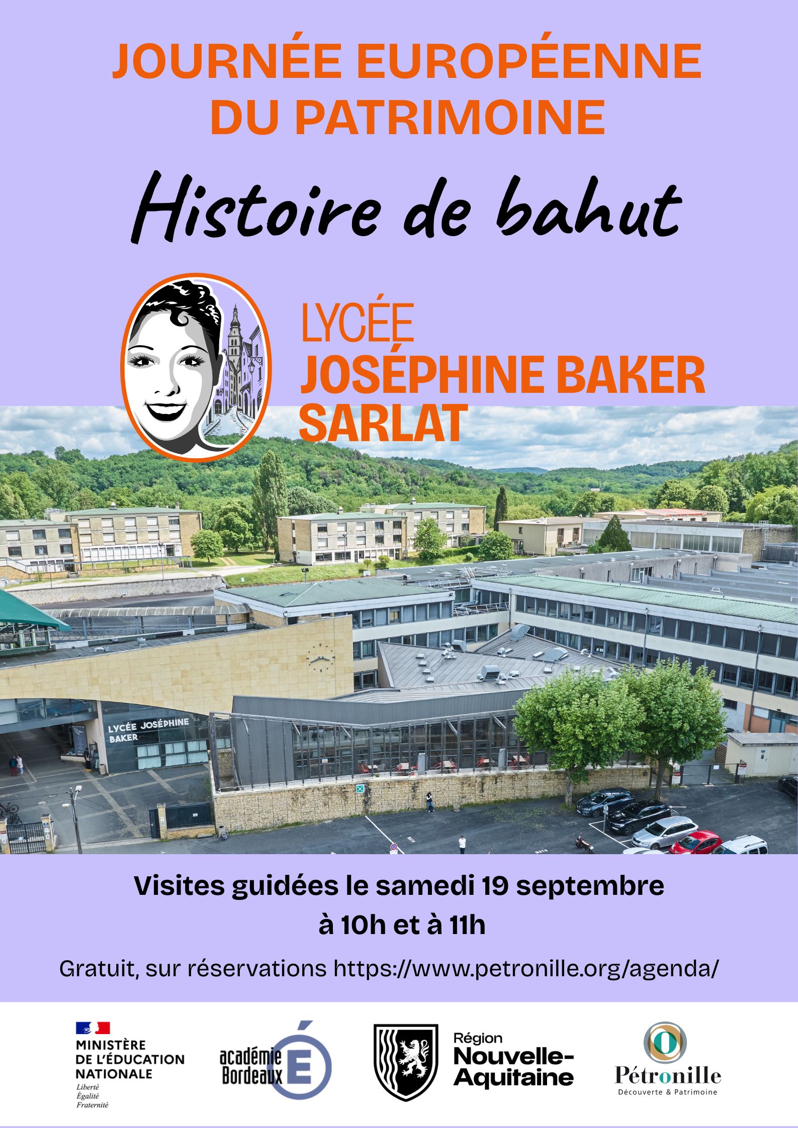 Journées du Patrimoine - Visite du lycée Joséphine Baker