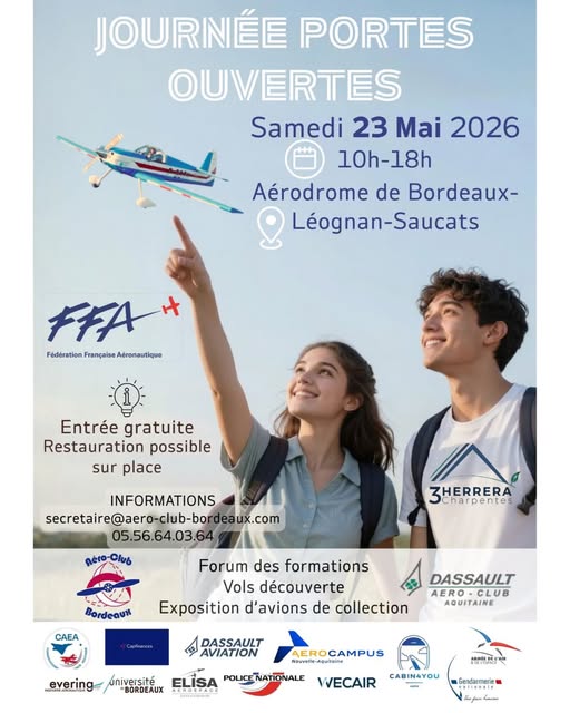 Journée portes ouvertes 2026, Léognan