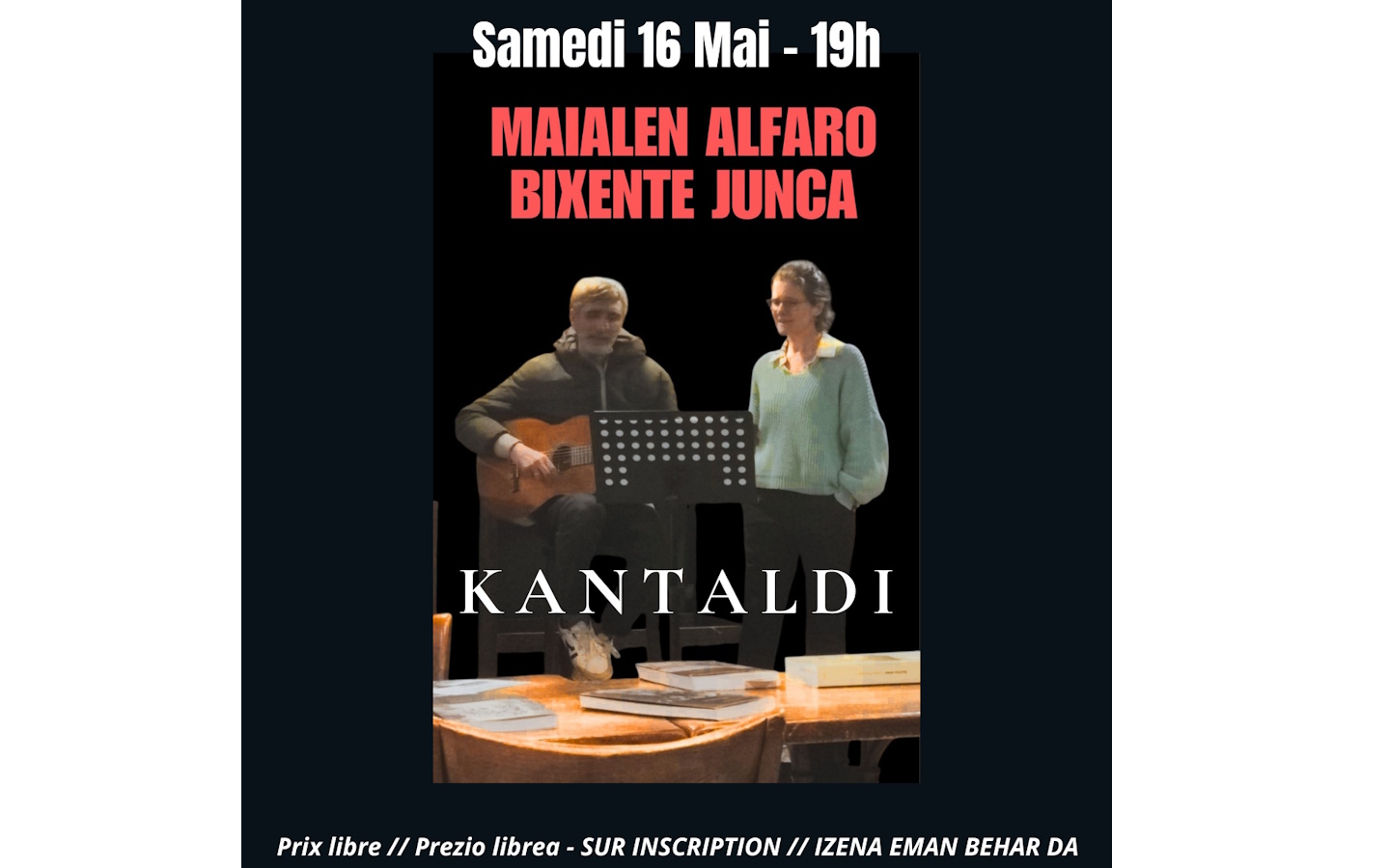 Kantaldi : Maialen ALFARO et Bixente JUNCA