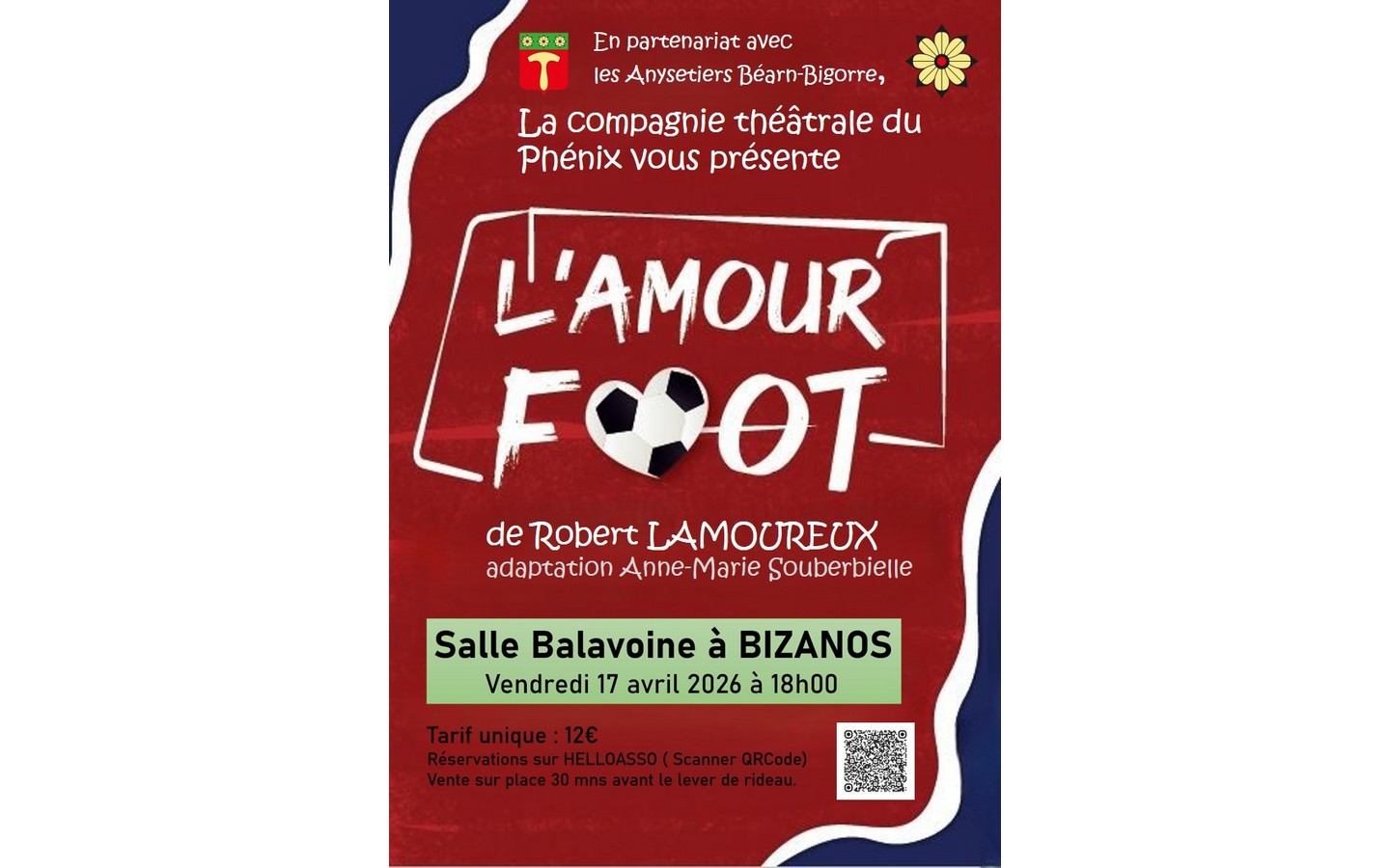L'amour foot — visuel événement