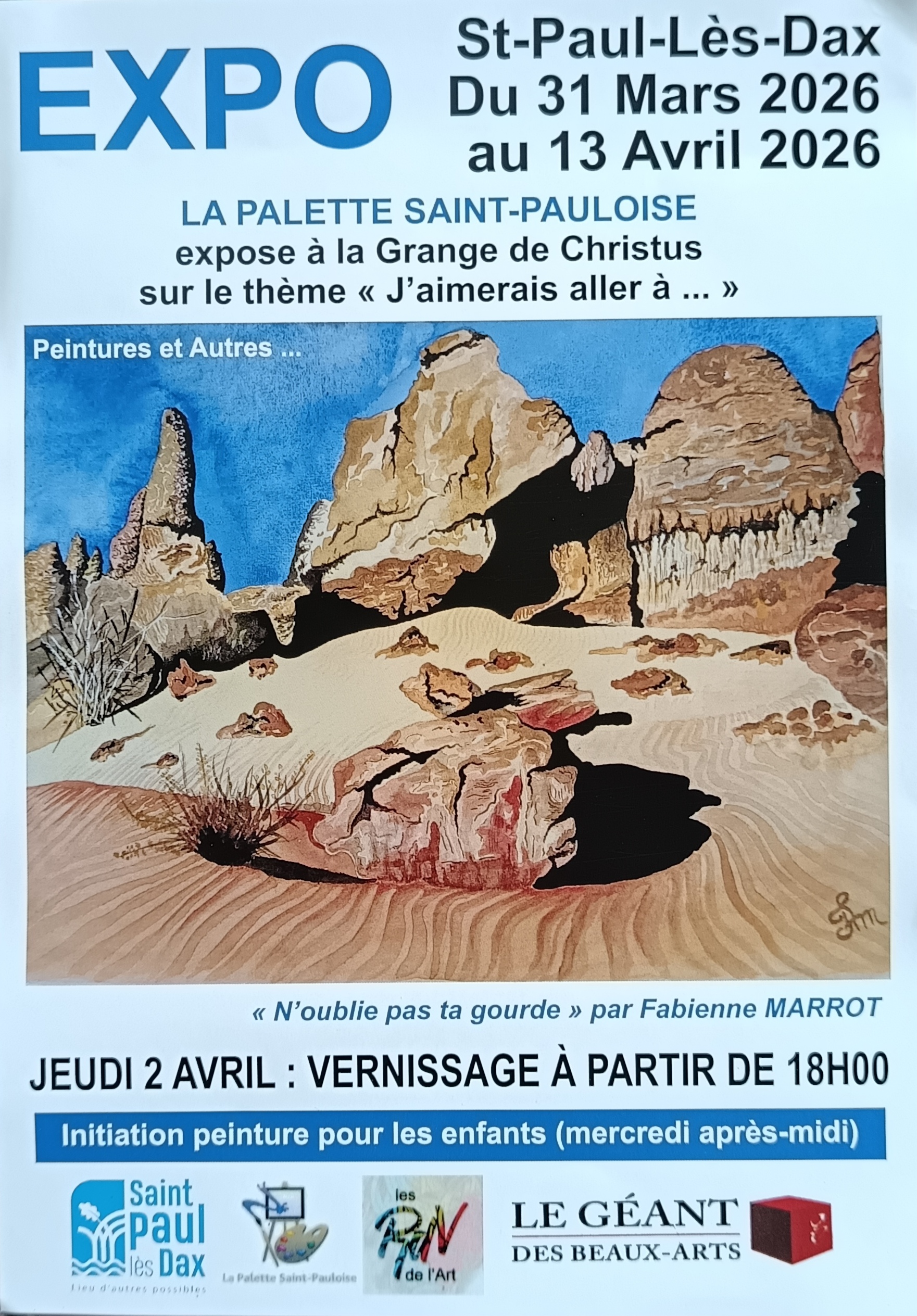 Exposition de peinture La Palette Saint Pauloise
