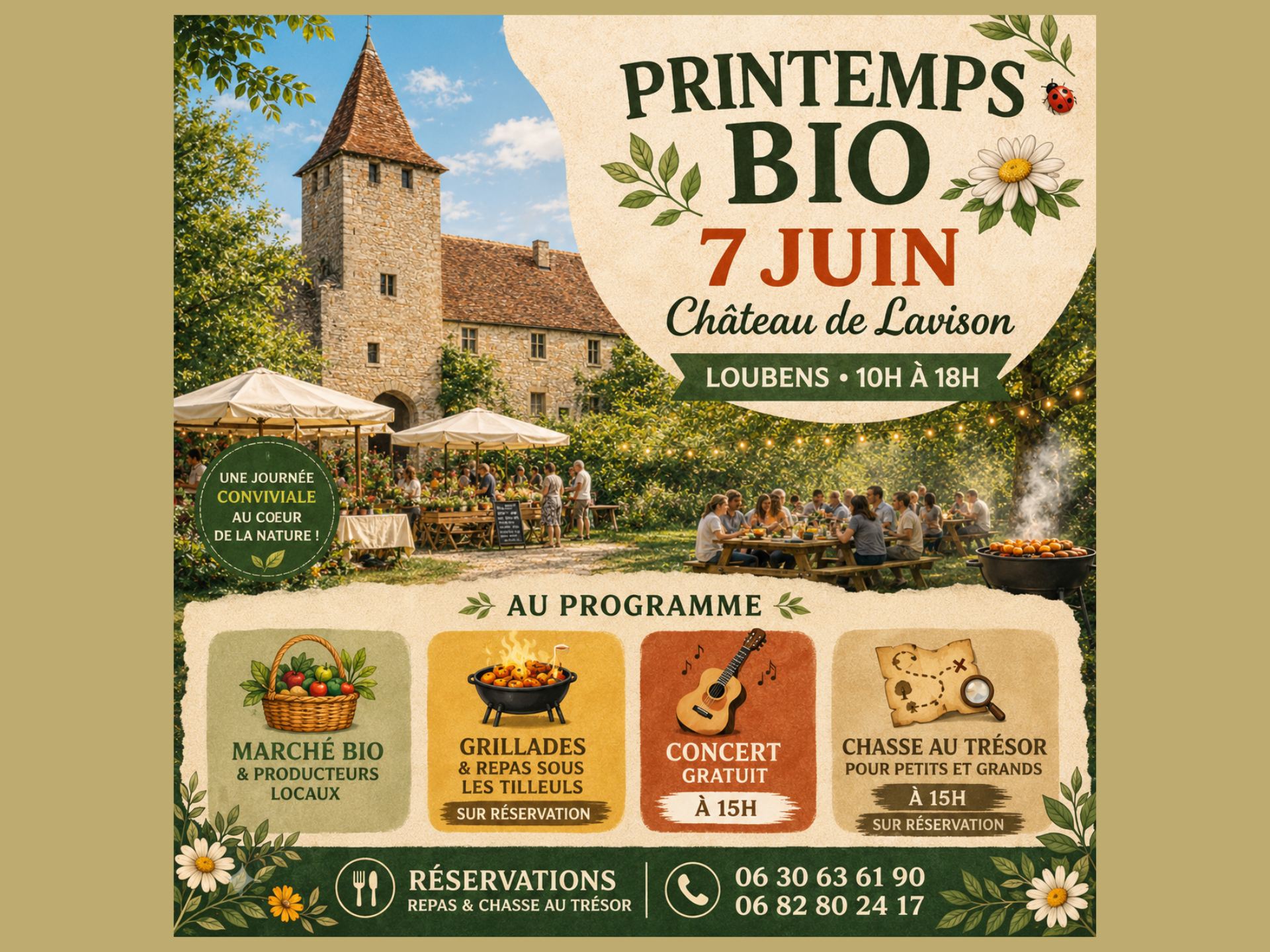 Printemps Bio au Château Lavison