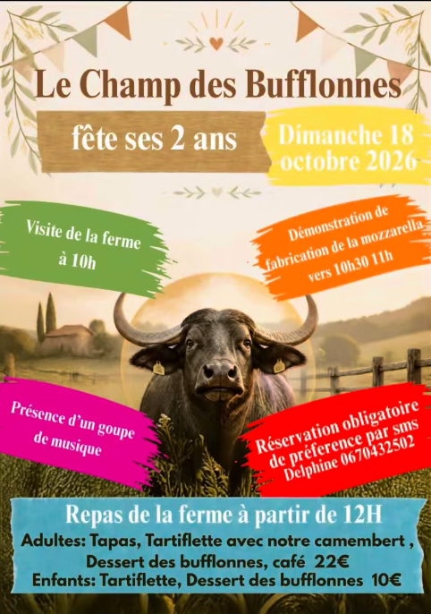 Anniversaire du Champs des Bufflonnes