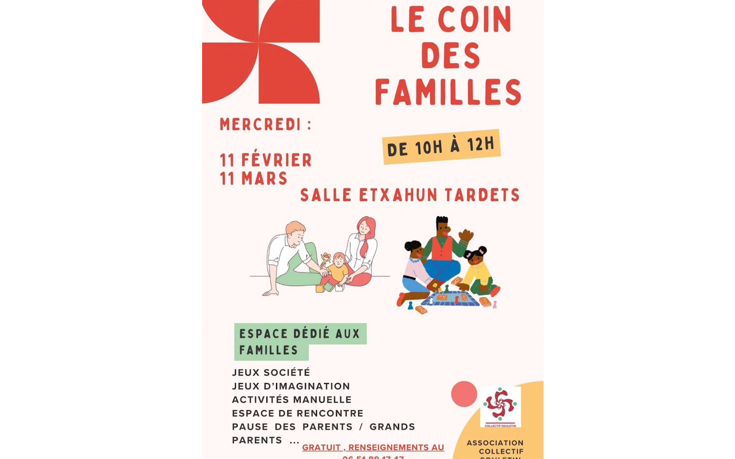 Le coin des familles