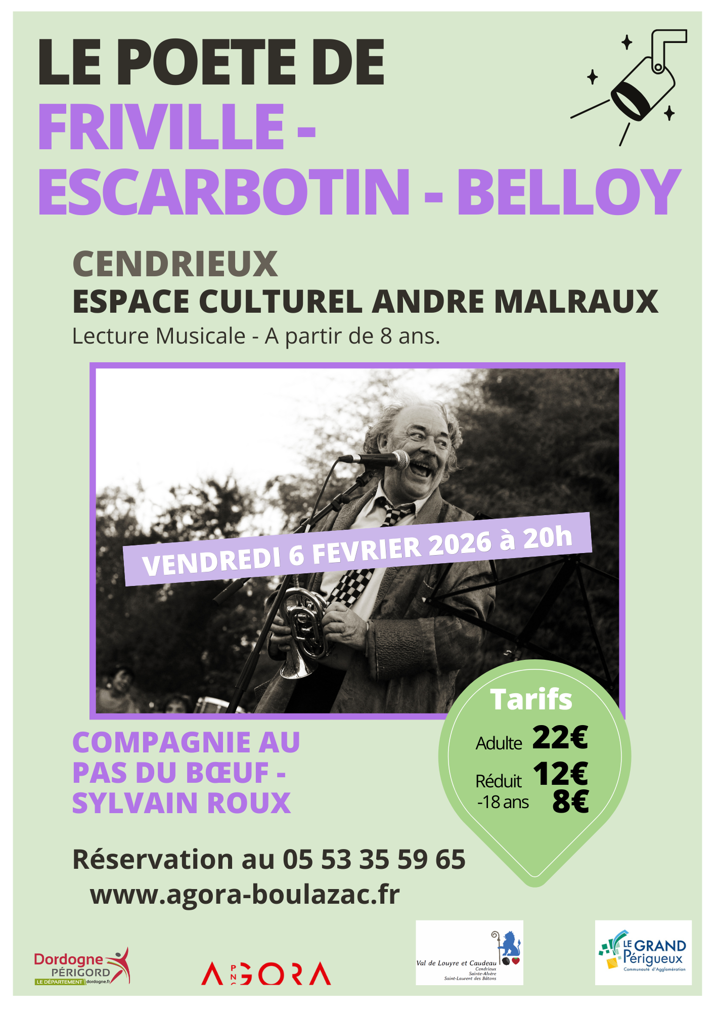 Agora Pôle National Cirque - Le poète de Friville-Escarbotin-Belloy / Compagnie Au pas du boeuf - Sylvain Roux