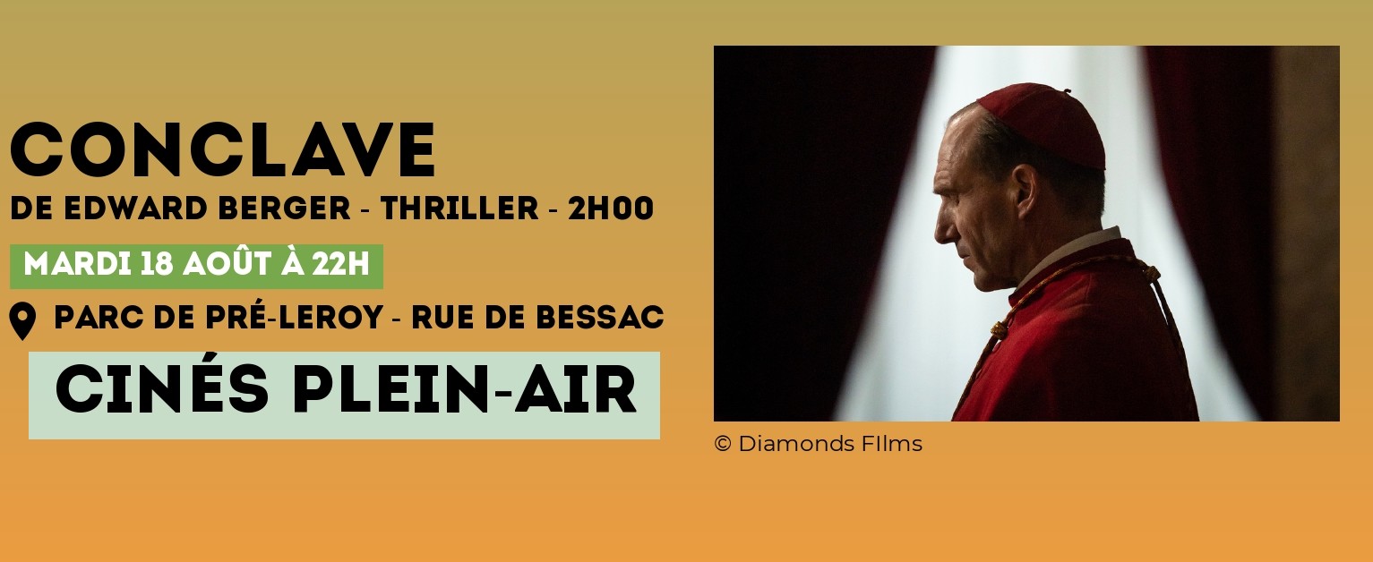 Cinéma en plein-air - Film "Conclave" à Niort