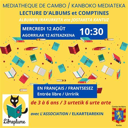 Lecture d'albums et comptines Lecture d'albums et comptines