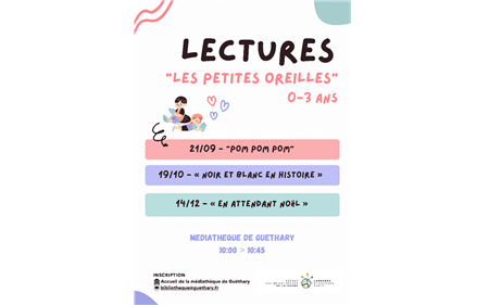 Lectures les petites oreilles: Lectures les petites oreilles: