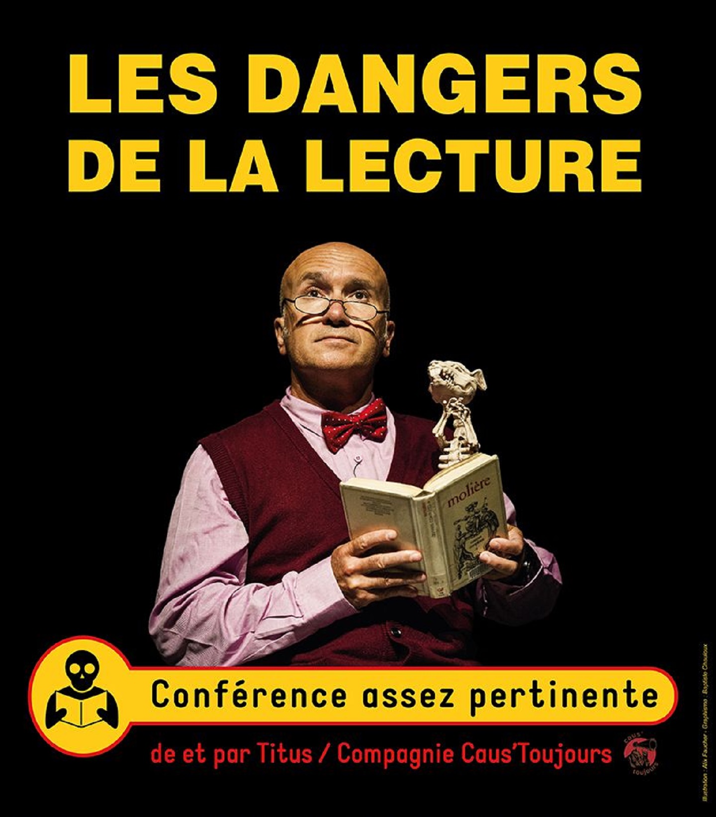 Les dangers de la lecture — visuel événement