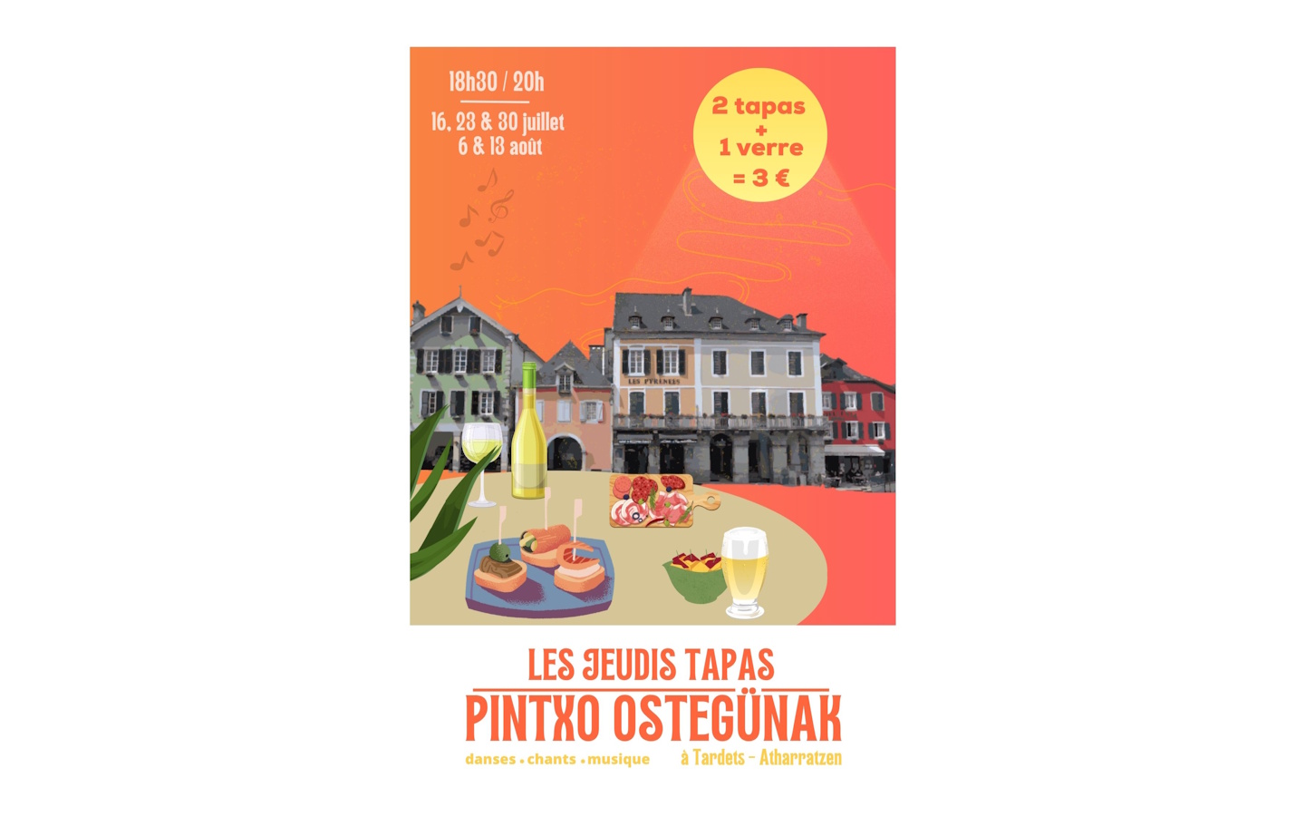 Soirée tapas et musique