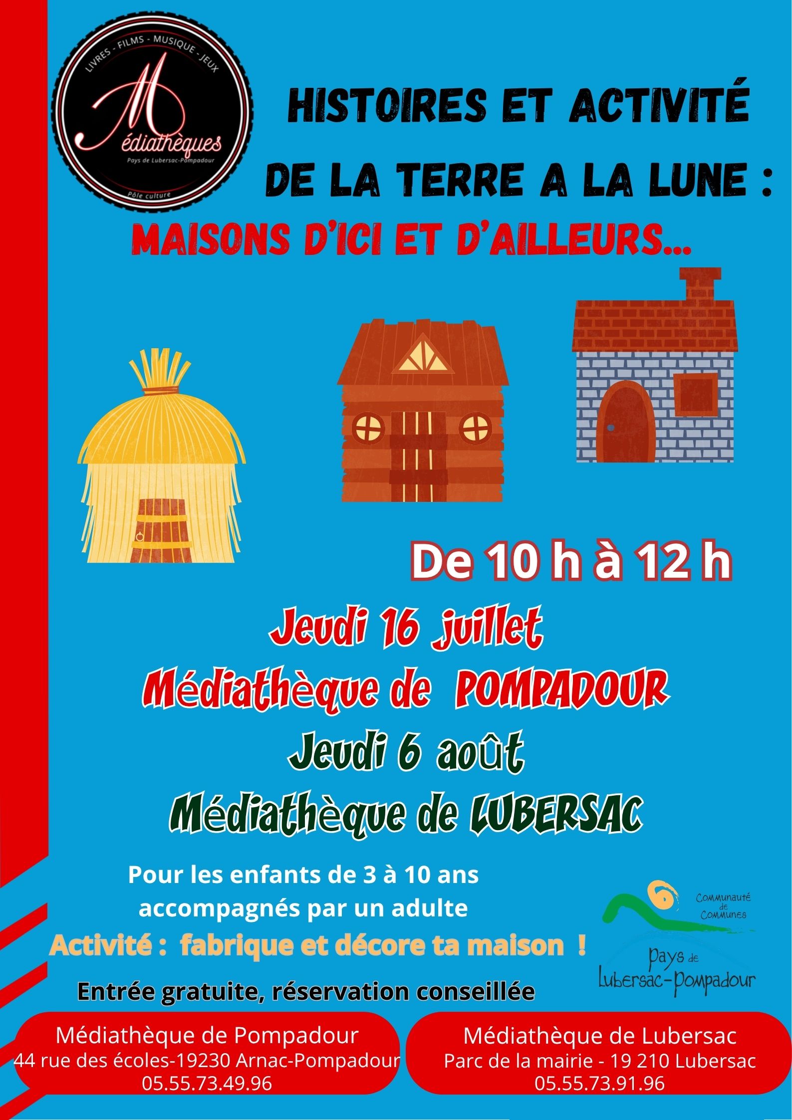 Histoires et activité : Maison d'ici et d'ailleurs