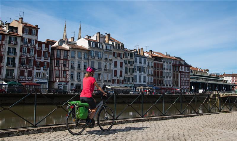 La voie verte de Bayonne à Ustaritz en écomobilité