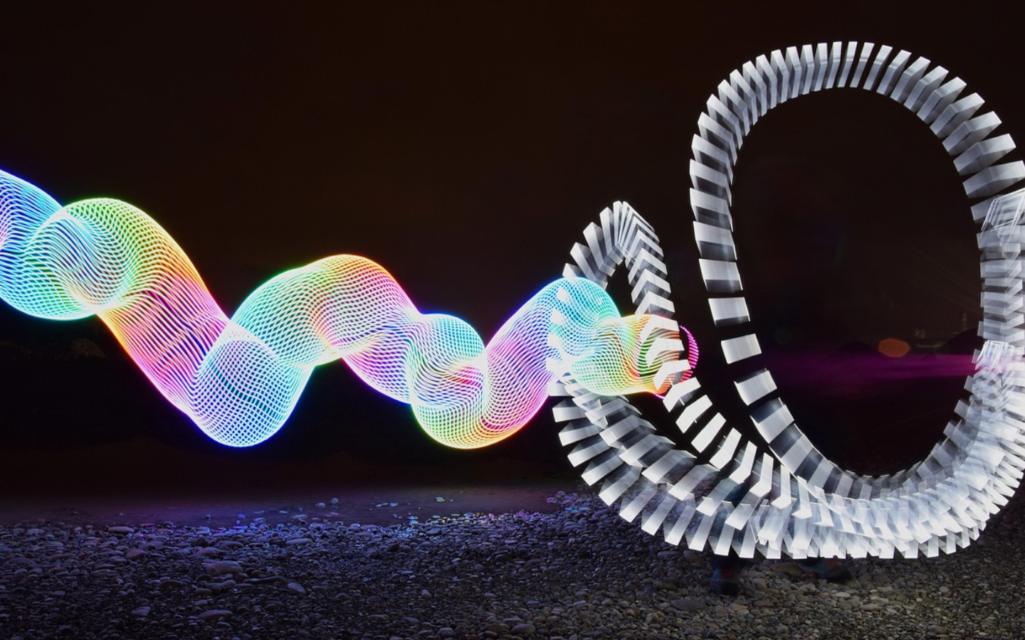 Noël : Atelier Light Painting