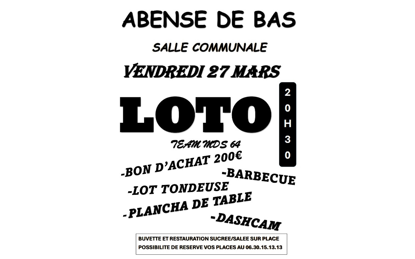 Loto — visuel événement