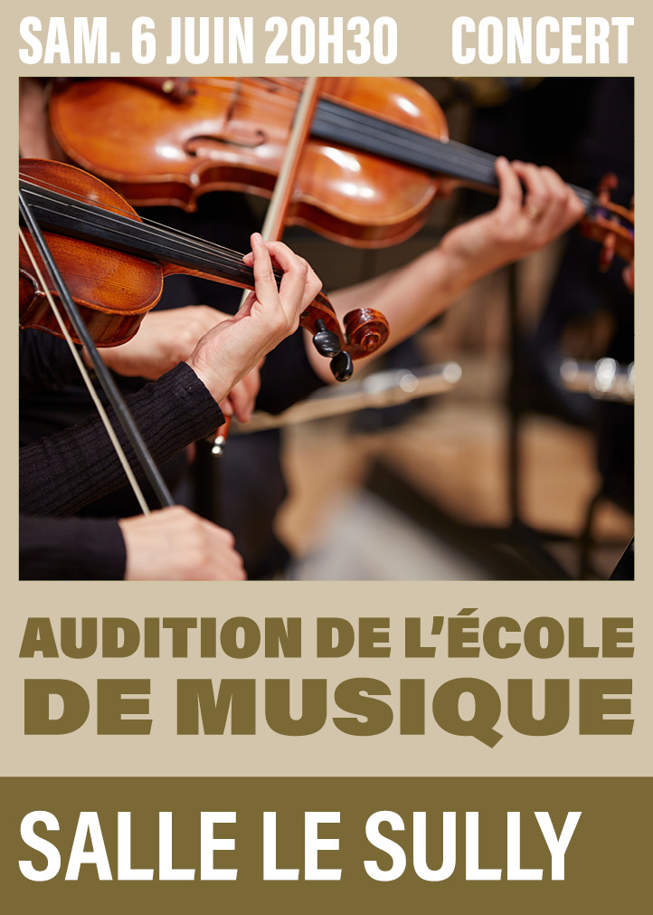 Audition de l’École de musique