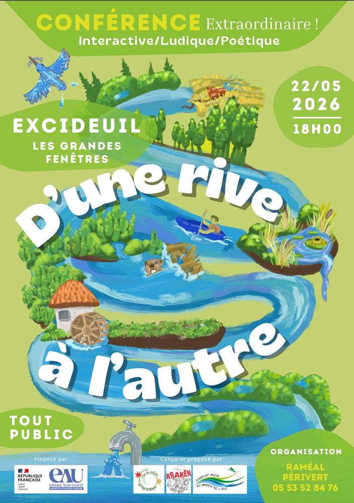 Conférence animée sur la rivière
