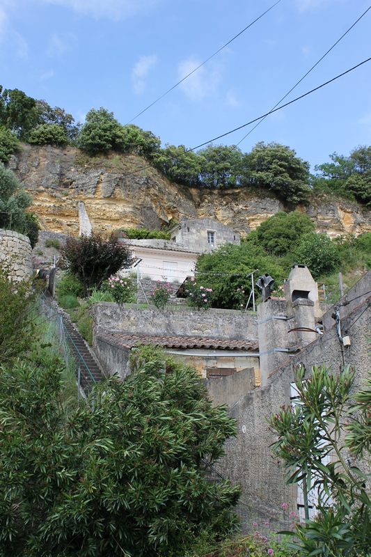 Maisons troglodytiques de la route de la corniche, Gauriac