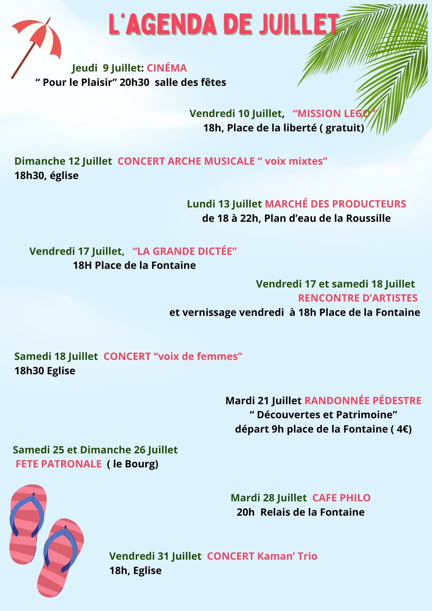 Fête patronale