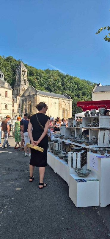 Marché de potiers : Au fil de l'eau, Brantôme en Périgord