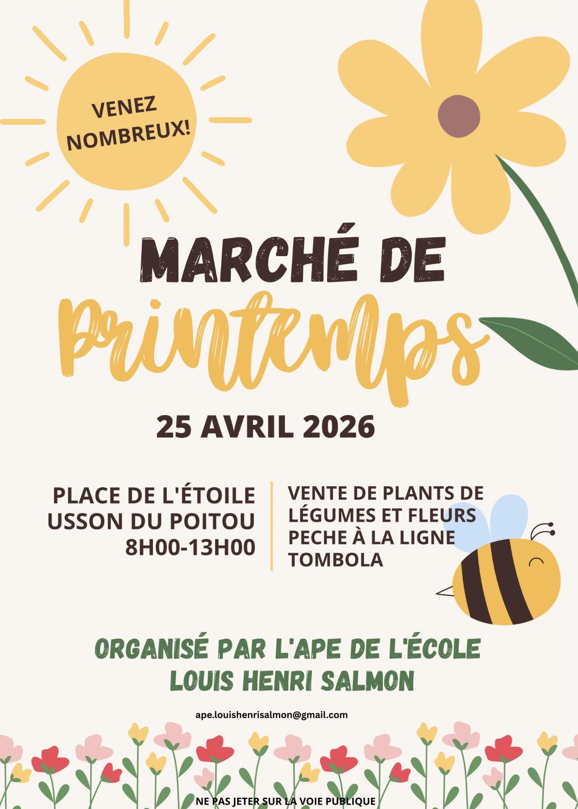 Marché de printemps — visuel événement