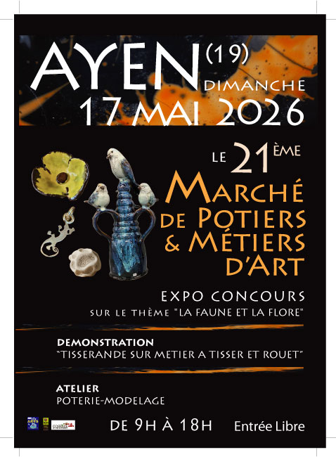 21e Marché des Potiers d'Ayen — visuel événement