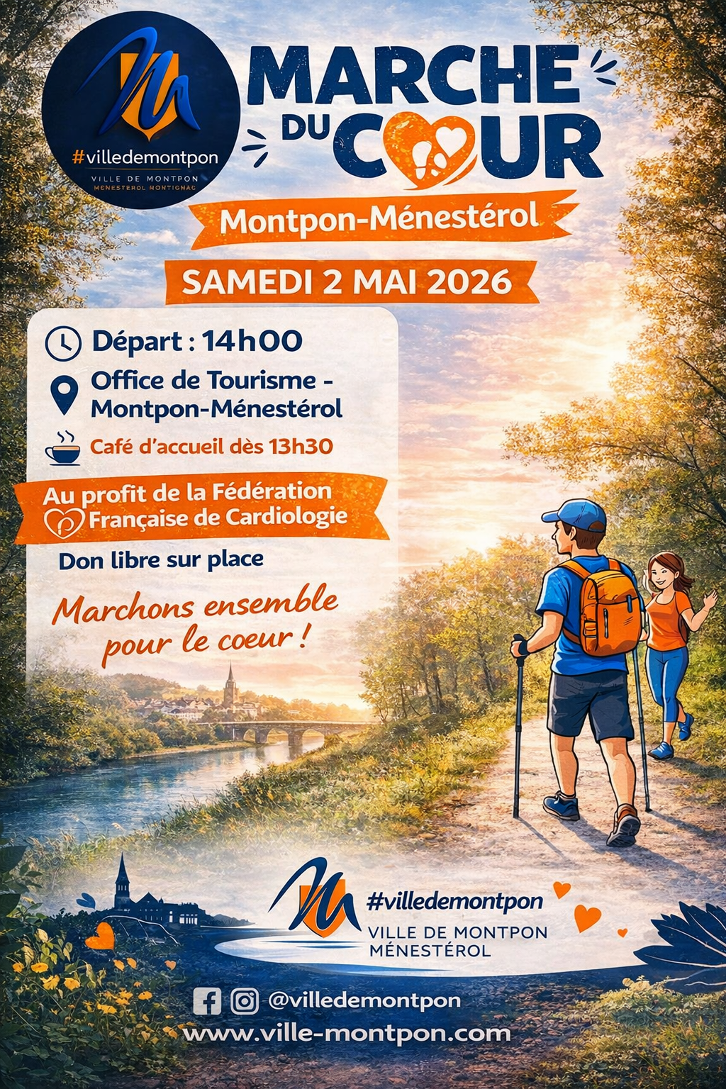 Marche du coeur — visuel événement