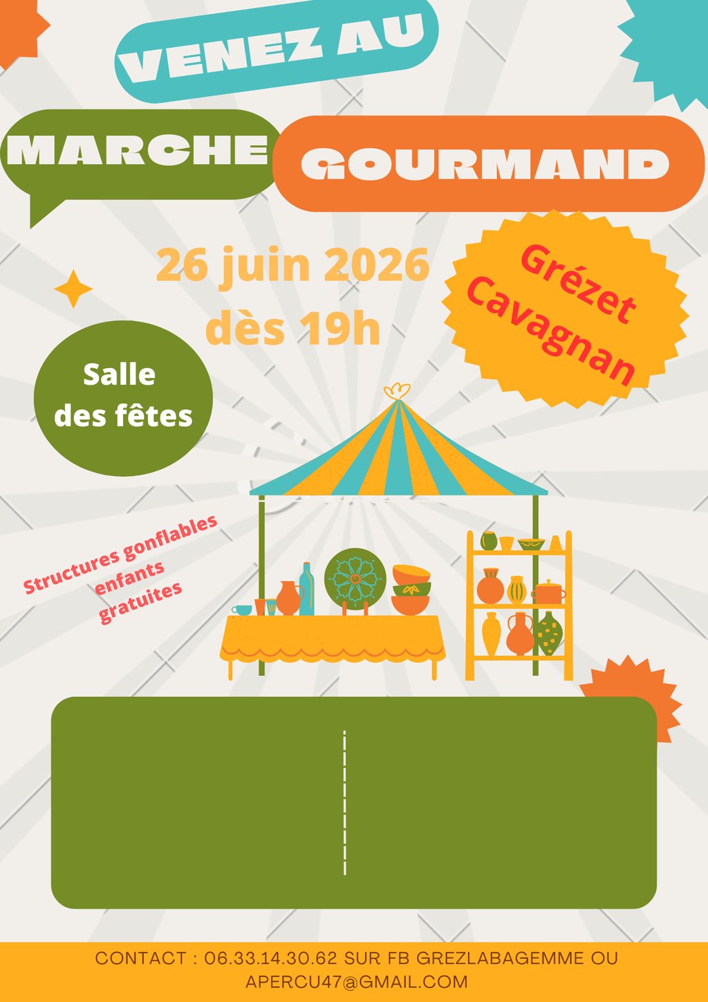 Marché gourmand — visuel événement